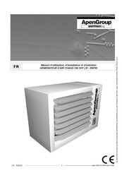 ApenGroup aermaxline LR024 Manuel D'utilisation, D'installation Et D'entretien