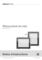 vacuubrand VACUU-SELECT Notice D'instructions