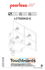 peerless-AV LCT620AQ-G Mode D'emploi