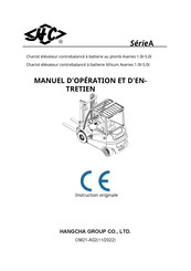 HANGCHA CPD10-35-AC4-E Manuel D'opération Et D'entretien