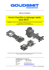 Goudsmit Cleanflow SECF Serie Manuel D'utilisation