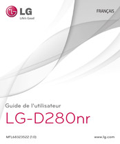 LG D280nr Guide De L'utilisateur