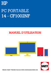 HP 14-cf1002nf Manuel De L'utilisateur