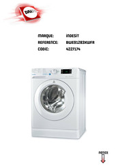 Indesit BWE 91283X W FR Mode D'emploi