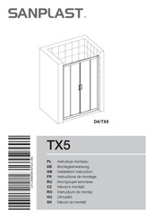 SANPLAST D4/TX5 Instructions De Montage