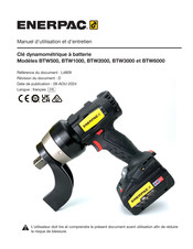 Enerpac BTW6000 Manuel D'utilisation Et D'entretien