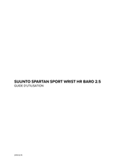 Suunto SPARTAN HR BARO 2.5 Guide D'utilisation