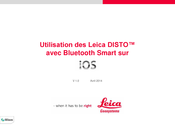 Leica Geosystems DISTO Manuel D'utilisation