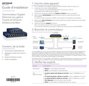 Netgear GS105v5 Guide D'installation