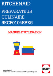 KitchenAid 5KCF0104EBK5 Mode D'emploi