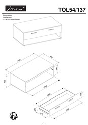 finori TOL54/137 Instructions De Montage