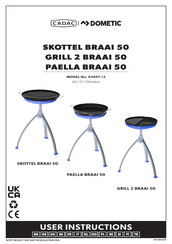 Dometic Cadac SKOTTEL BRAAI 50 Mode D'emploi