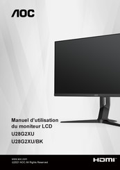 AOC U28G2XU Manuel D'utilisation