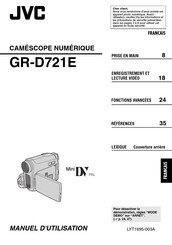 JVC GR-D721E Manuel D'utilisation