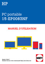 HP 15-EP0083NF Manuel De L'utilisateur