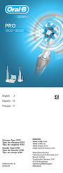 Braun Oral-B PRO 1500 Serie Mode D'emploi