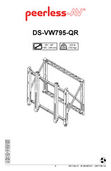 peerless-AV DS-VW795-QR Mode D'emploi