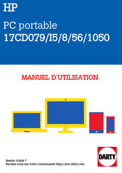 HP 17CD079/I5/8/56/1050 Manuel De L'utilisateur