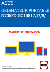 Asus N705FD-GC158T Manuel Électronique