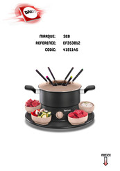 TEFAL EF353812 Mode D'emploi