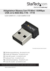 StarTech USB150WN1X1 Guide De L'utilisateur