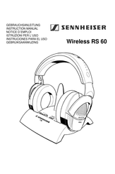 Sennheiser Wireless RS 60 Notice D'emploi