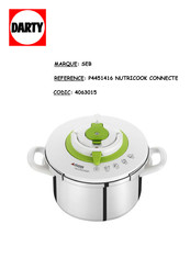 SEB Nutricook Connect P4451416 Manuel D'utilisation