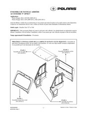 Polaris 2878217 Instructions D'installation