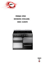 Smeg SYD4110IBL Manuel D'utilisation