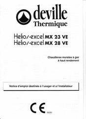 deville thermique Helios-exce MX 23 VE Notice D'emploi