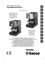 Philips Saeco HD8321/01 Mode D'emploi