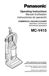 Panasonic MC-V415 Manuel D'utilisation