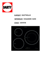 Electrolux EHD60005I Notice D'utilisation