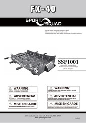 Sport Squad FX-40 Mode D'emploi