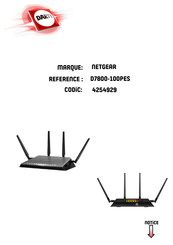 NETGEAR D7800-100PES Mode D'emploi