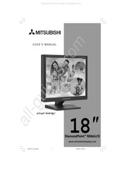 Mitsubishi DiamondPoint NX86LCD Manuel De L'utilisateur