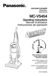 Panasonic Quickdraw MC-V5454 Manuel D'utilisation