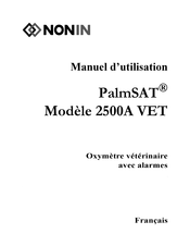 Nonin PalmSAT 2500A VET Manuel D'utilisation