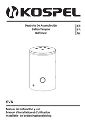 Kospel SVK Série Manuel D'installation Et D'utilisation