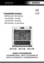 Gewiss GW 10 795 Manuel De Programmation