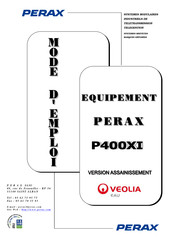 perax P400XI Mode D'emploi