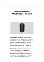 AJAX Systems MotionProtect Jeweller Manuel Utilisateur