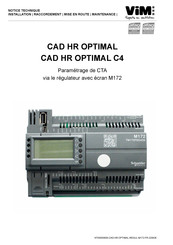 ViM CAD HR OPTIMAL Notice Technique
