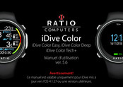 Ratio Computers iDive Color Tech+ Manuel D'utilisation