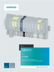 Siemens 6ES7134-6GB00-0BA1 Manuel