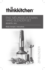 Thinkkitchen ZIP-BLENDER Mode D'emploi