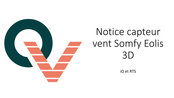 Somfy Eolis 3D Notice