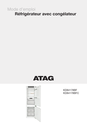 Atag KD84178BF/A01 Mode D'emploi