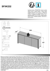 Forte SFXK232 Notice De Montage