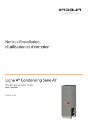 Robur AY Série Notice D'installation, D'utilisation Et D'entretien